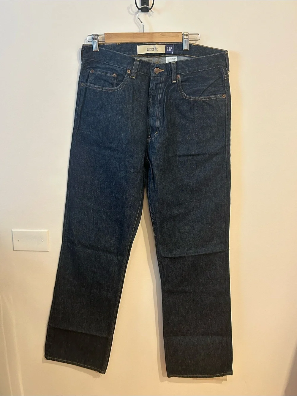 GAP Vintage Jeans Men's Dark Blue Boot Fit Jeans 35 x 34
